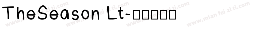 TheSeason Lt字体转换